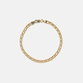 Armband dam 9k guld - 19 cm