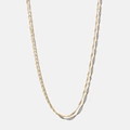 Halsband 9k guld - Twist 46 cm