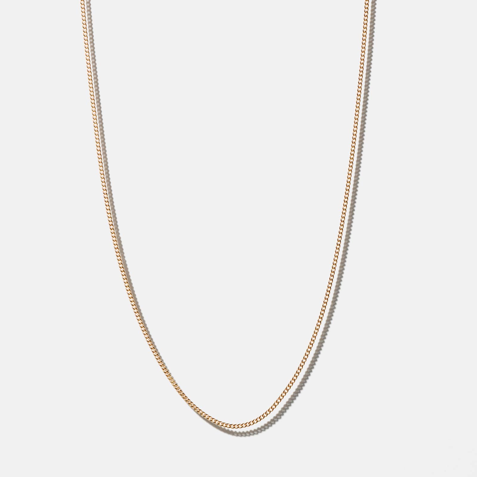 Halsband 9k guld - Pansarlänk 51cm / 1,2mm