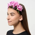 Blomkrans - rosa rosor