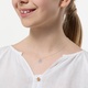 Silverhalsband för barn - tass, 36+3cm