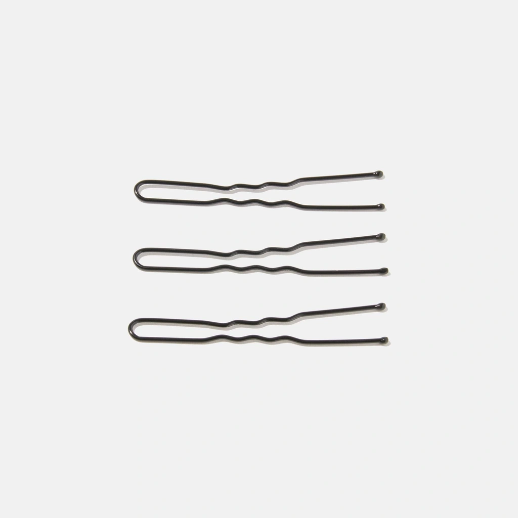 10-pack öppna hårnålar - svart