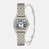 Ivy n Rox Classy klockset - kvadratisk, silver, 24x24mm