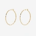 Örhängen 9k guld hoops - 30 mm