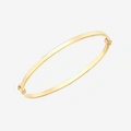 Armband dam 9k guld - bangle 53mm