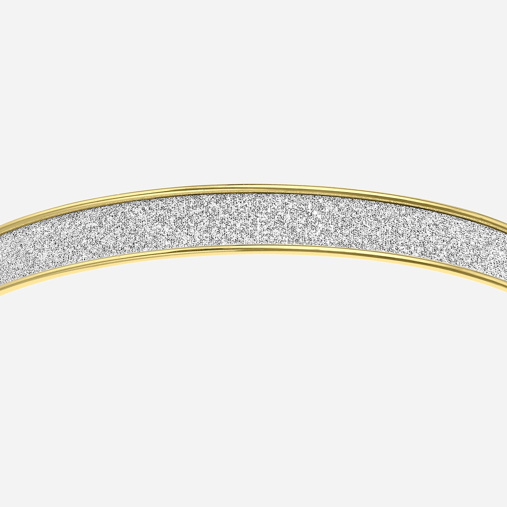 Armband 9k guld - bangle stardust, 55mm