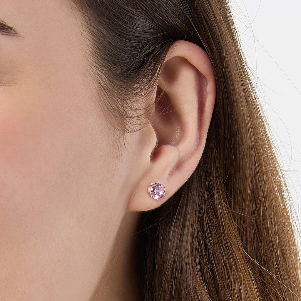 3-pack örhängen - studs med stenar