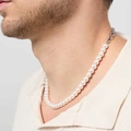 Halsband med pärlor & kedja - 50 cm
