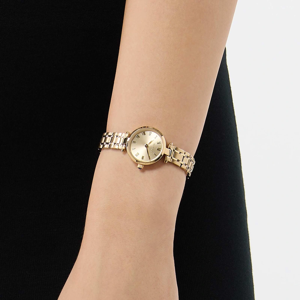 Ivy n Rox Timeless damklocka - rund, guld, 24 mm