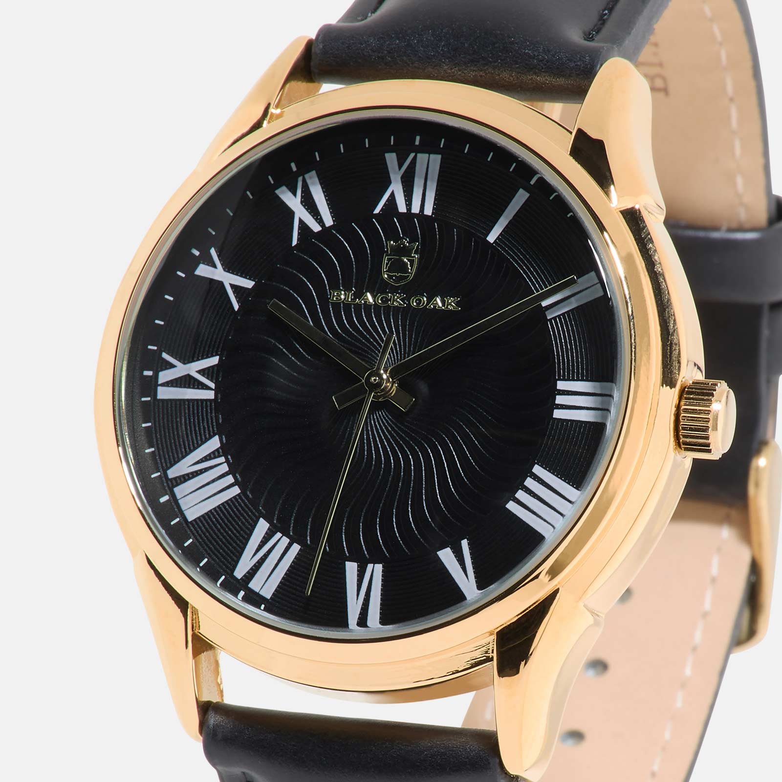 Black Oak Tupelo herrklocka - guld/svart, 40 mm