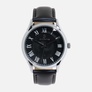 Black Oak Tupelo herrklocka - silver/svart, 40 mm