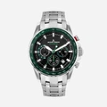 Jacques Lemans Liverpool - herrklocka, stål/grön, 42mm