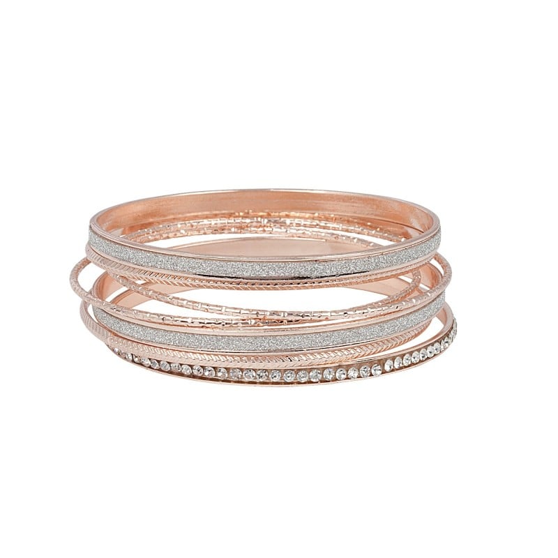 Armband 7-pack - Roséfärgade
