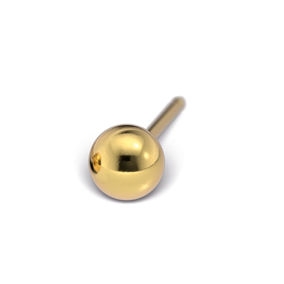 STUDEX - 1st örhänge 18k guld, kula 4mm