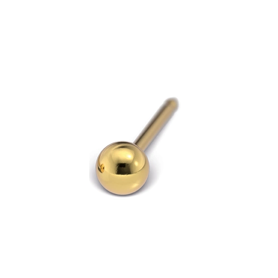 STUDEX - 1st örhänge 18k guld, kula 3mm