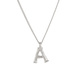 Halsband med bokstäver a-z Silver