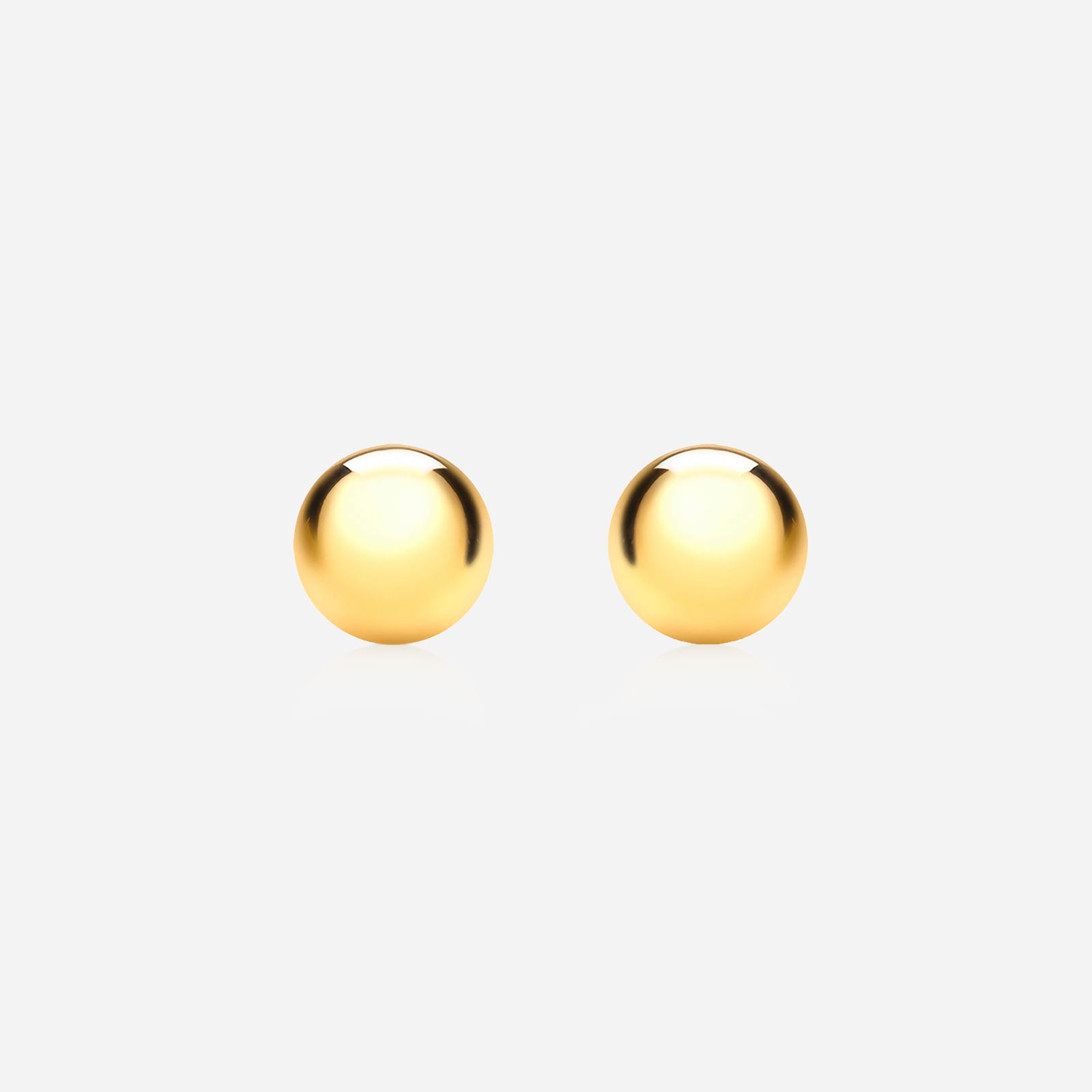 Örhängen 9k guld - Kula 4 mm