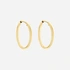 Örhängen 9k guld - rörformade hoops 18 mm
