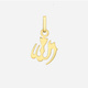 Berlock 9k guld - Allah symbol, 20x10mm