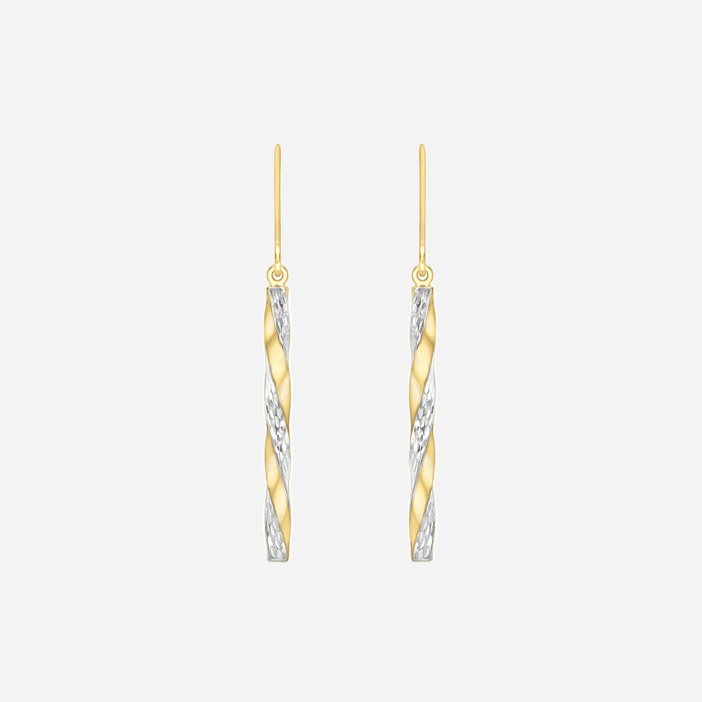 Örhängen 9k guld - Stavar