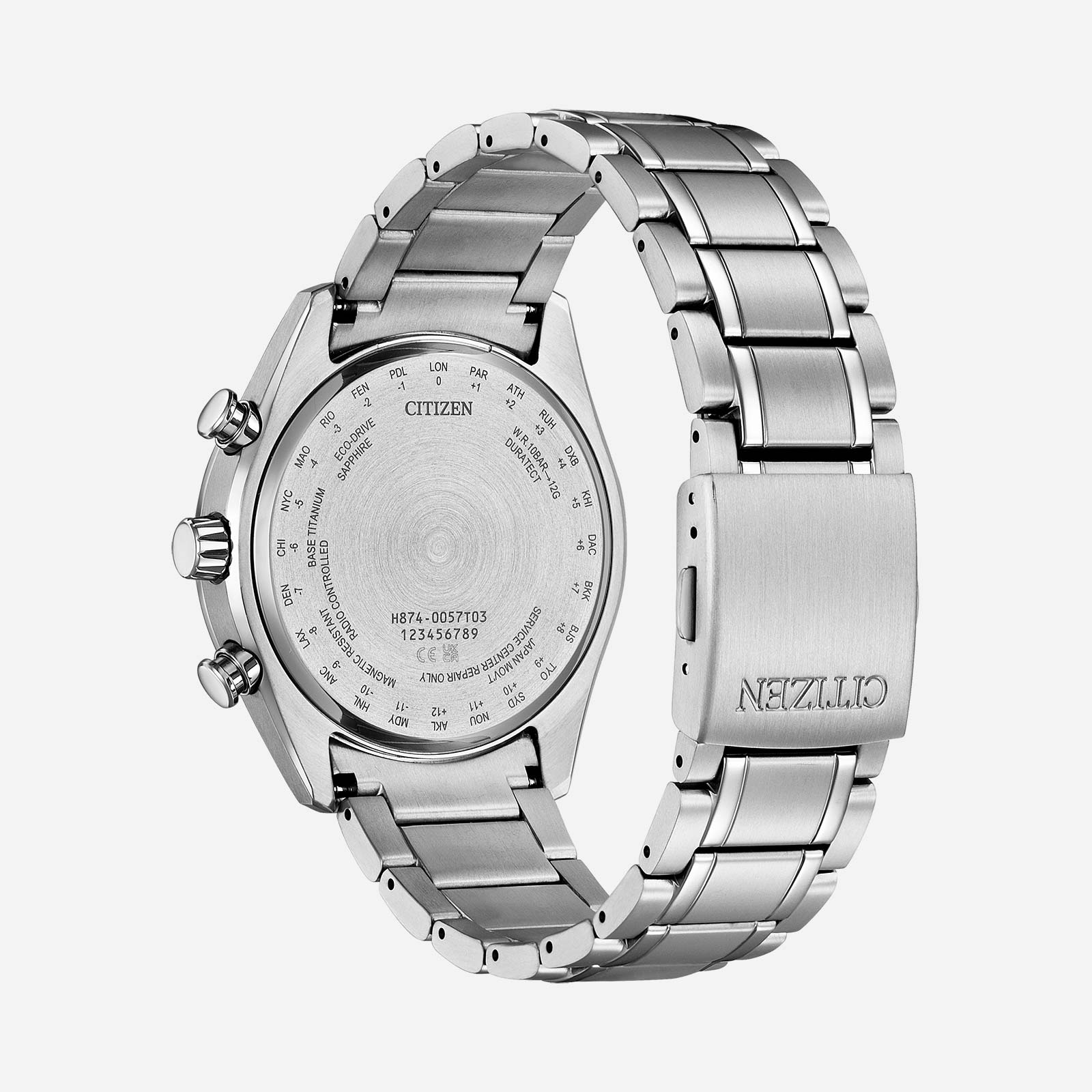 Citizen Tsukiyomi Radio Controlled Moonphase, grå - BY1010-81H