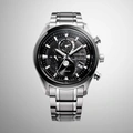 Citizen Tsukiyomi Radio Controlled Moonphase, svart - BY1018-80E
