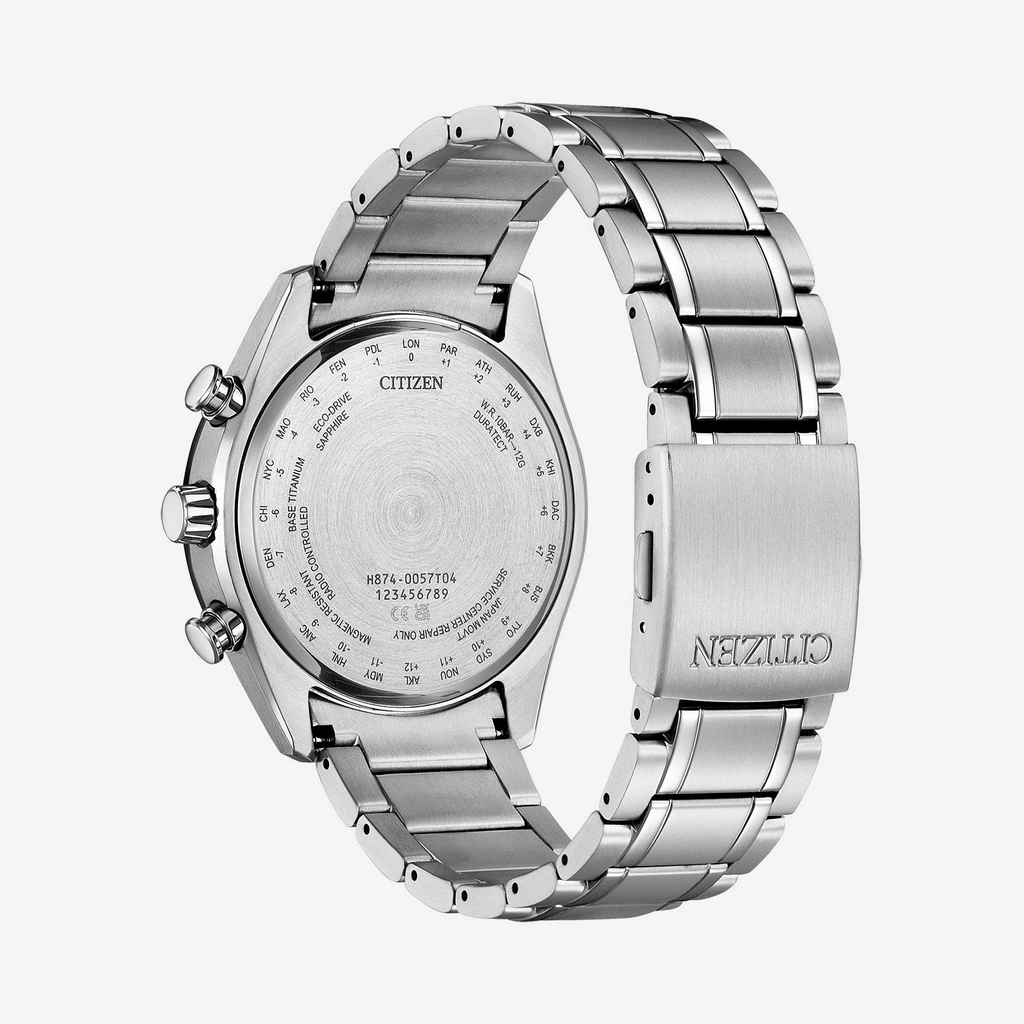 Citizen Tsukiyomi Radio Controlled Moonphase, svart - BY1018-80E