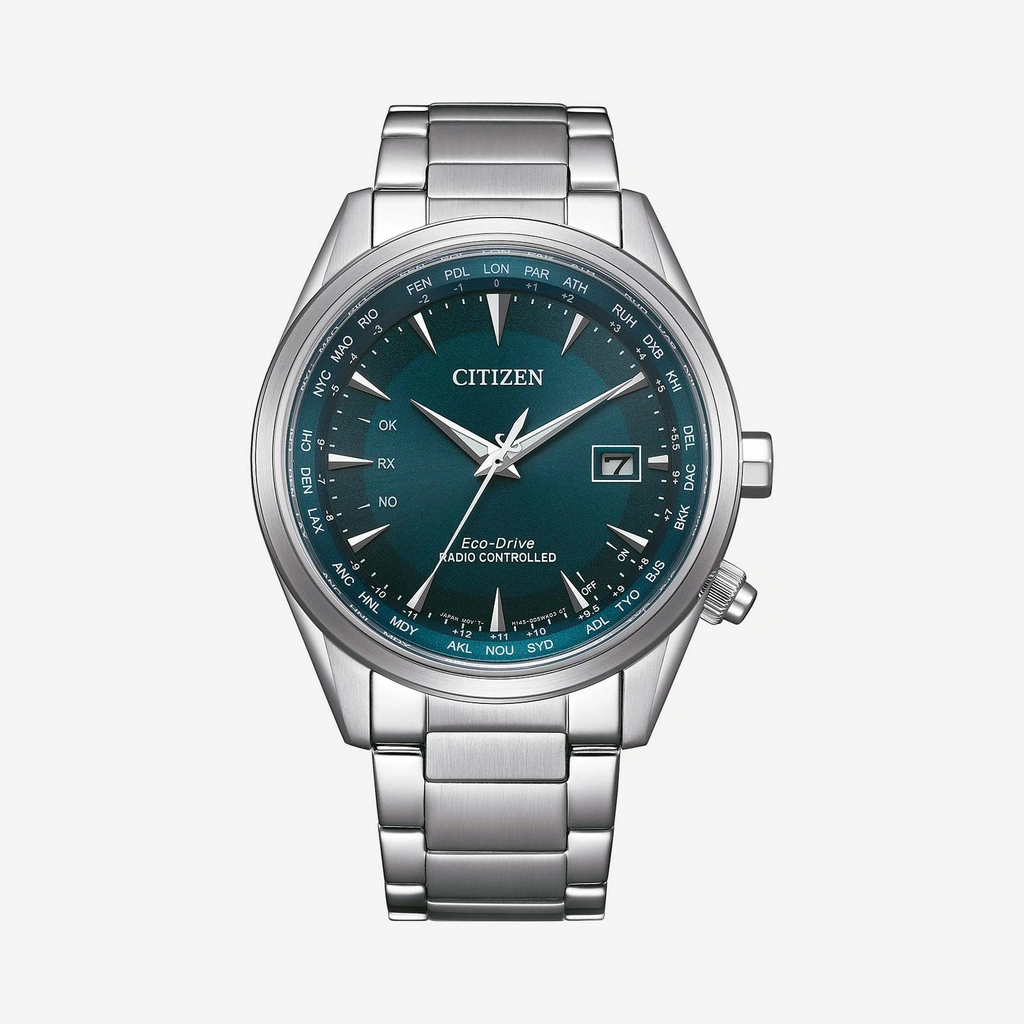 Citizen Eco Drive Radio Controlled, stål/blå - CB0270-87L