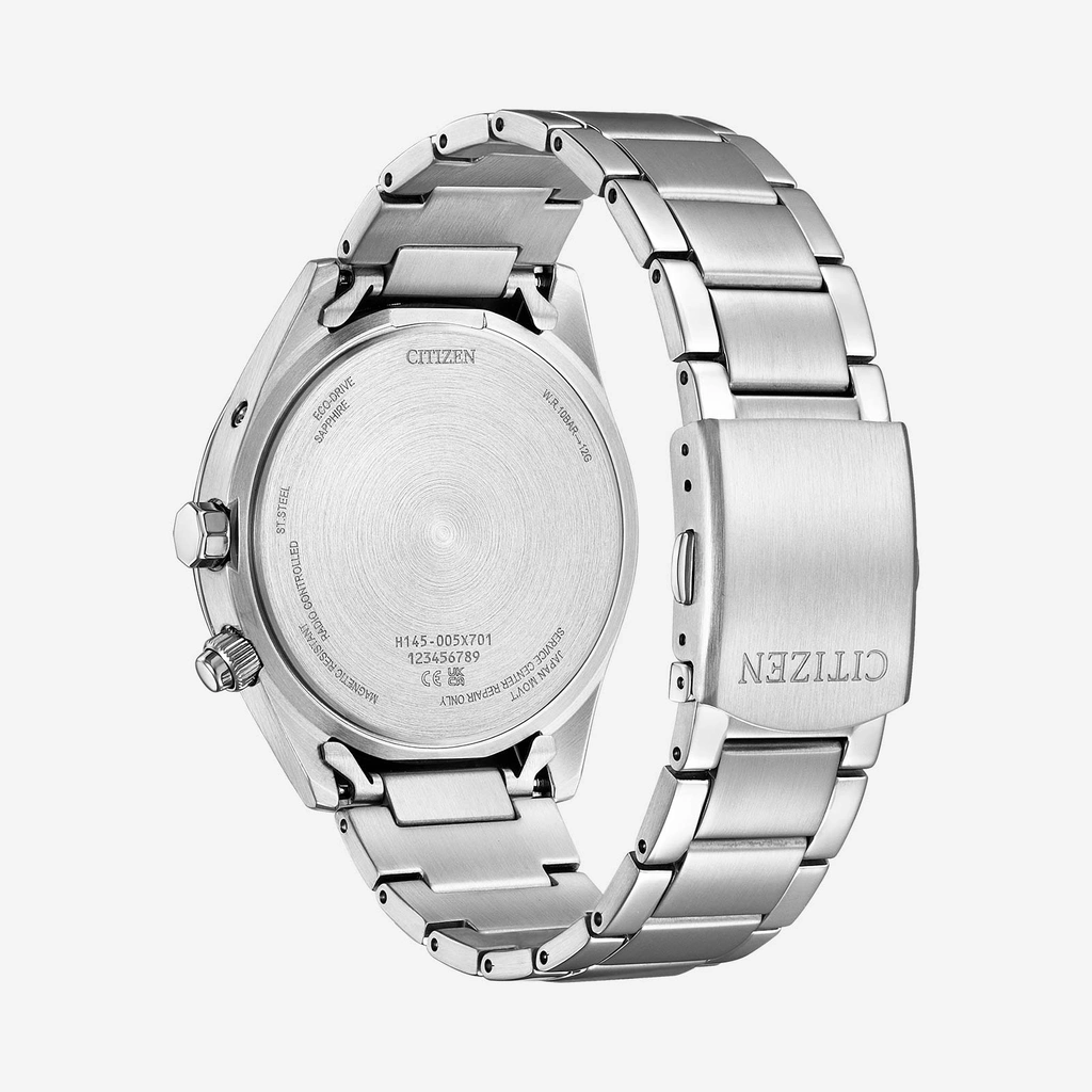 Citizen Eco Drive Radio Controlled, stål/blå - CB0270-87L