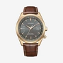 Citizen Eco Drive Radio Controlled läder/guld - CB0273-11H
