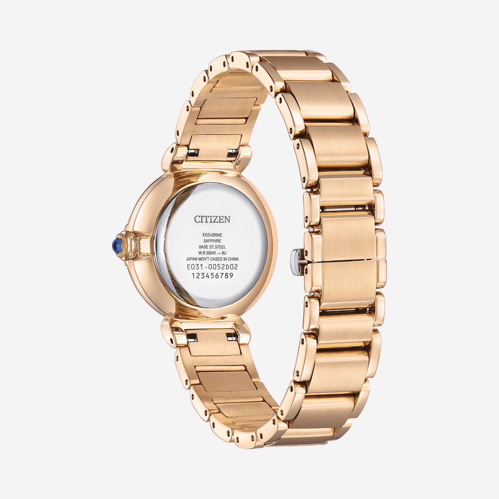 Citizen May bells damklocka, guld/pärlemor - EM1063-89D