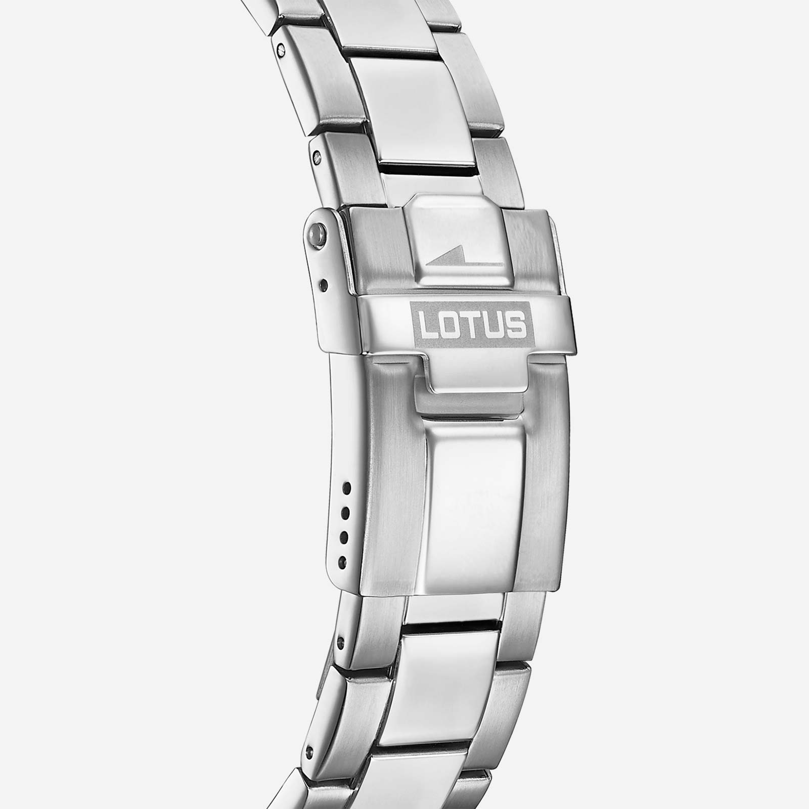 Lotus herrklocka - datum, kronograf, stål/svart, 43,5 mm