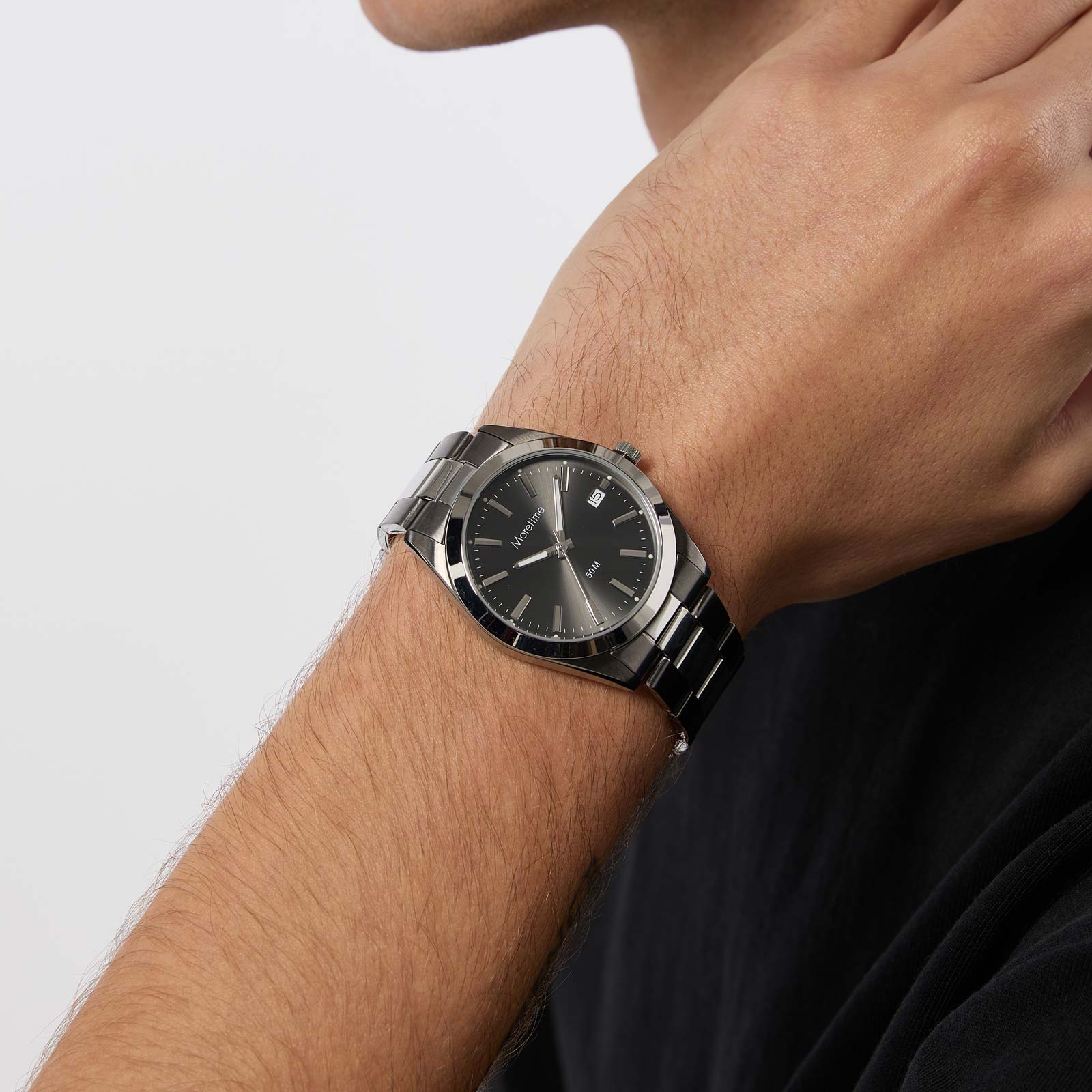 Moretime herrklocka - set med penna, 40 mm