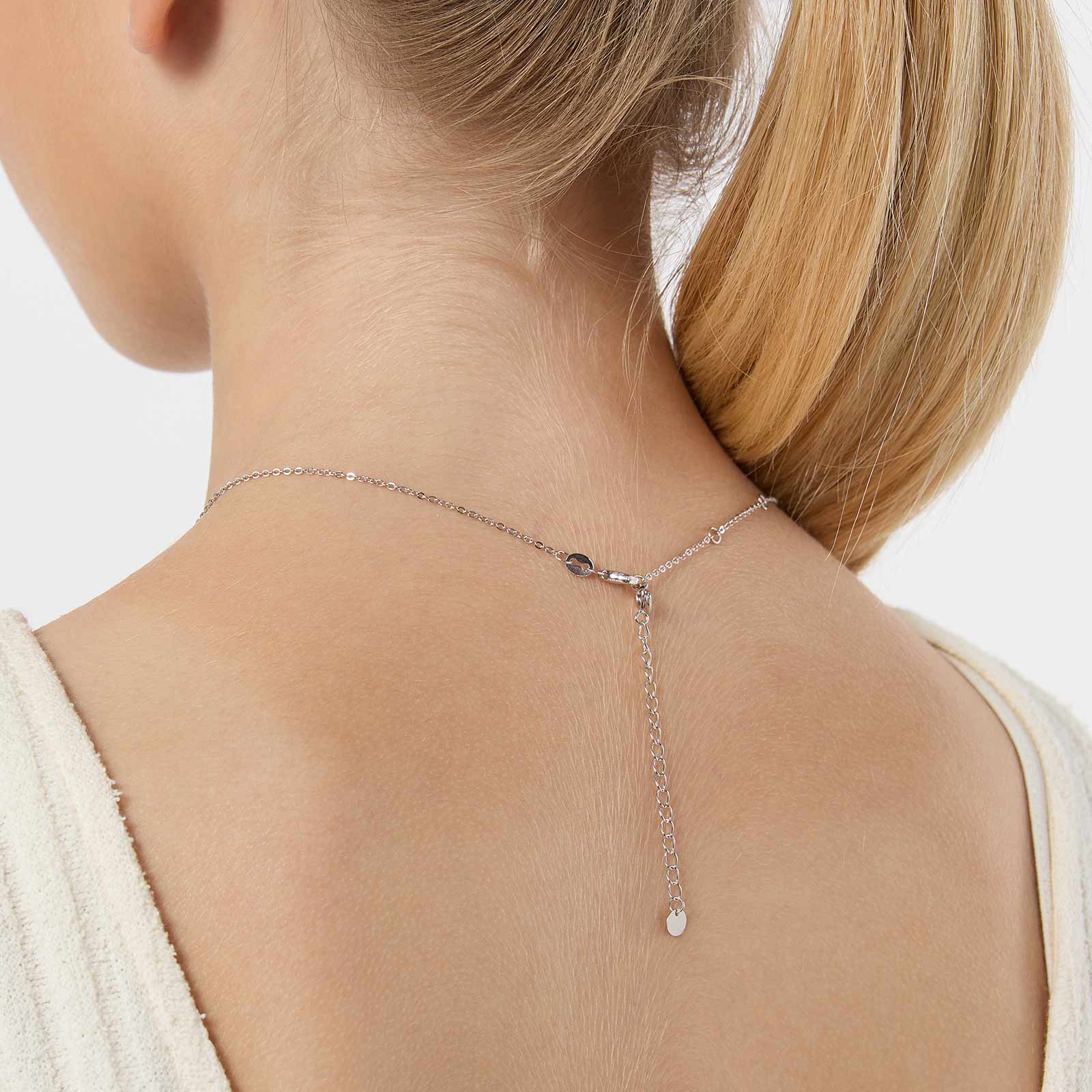 Förlängningskedja för halsband - äkta silver