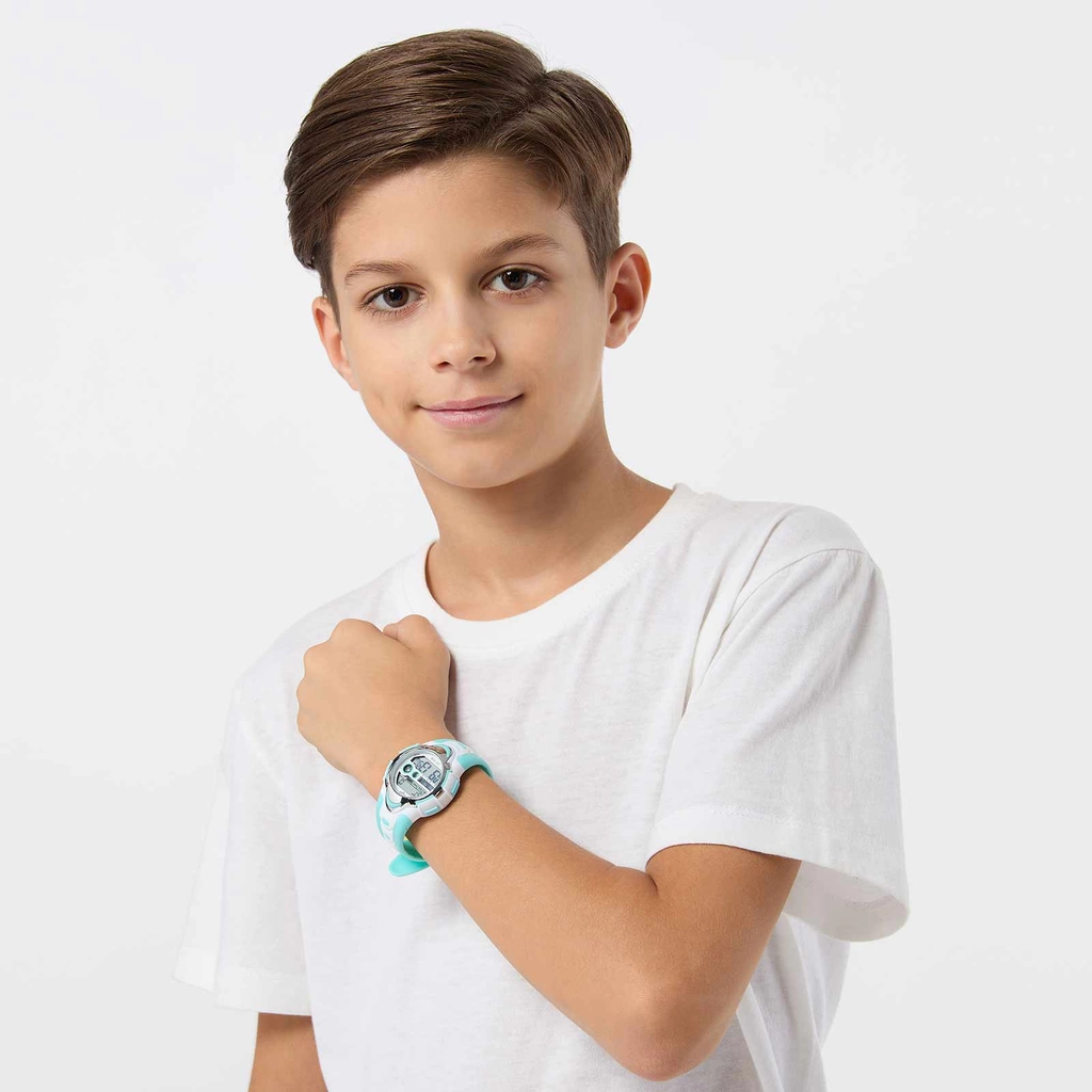 Regal Kids barnklocka - digital, turkos, 33 mm