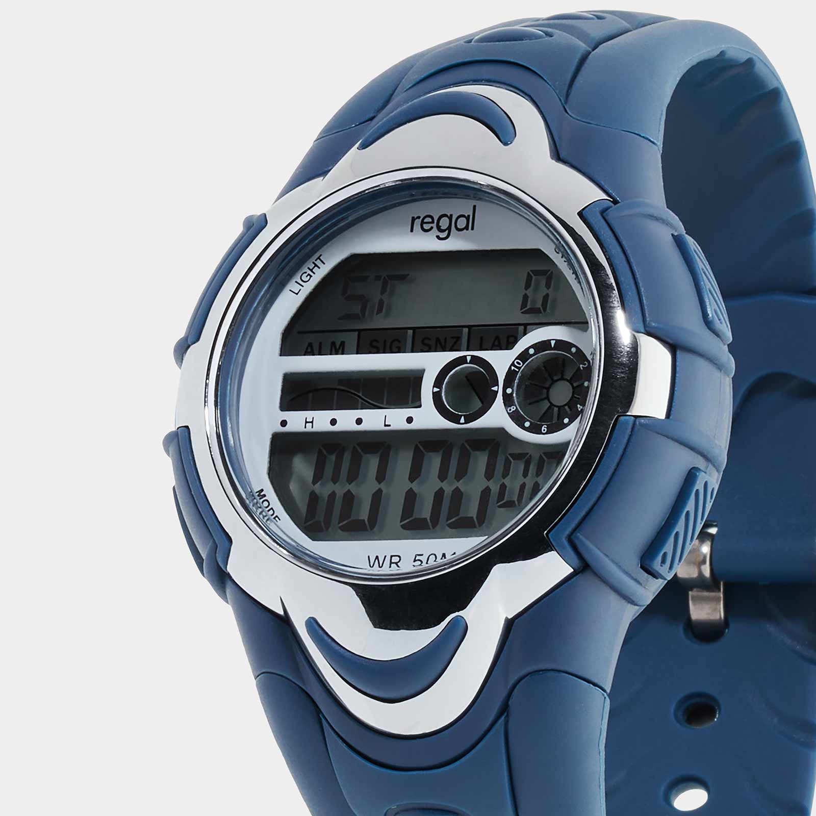 Regal Kids barnklocka - digital, blå, 33 mm