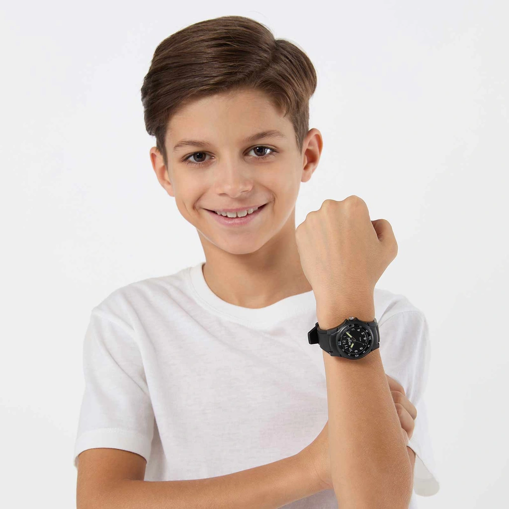 Regal Kids barnklocka - svart plast, 35 mm