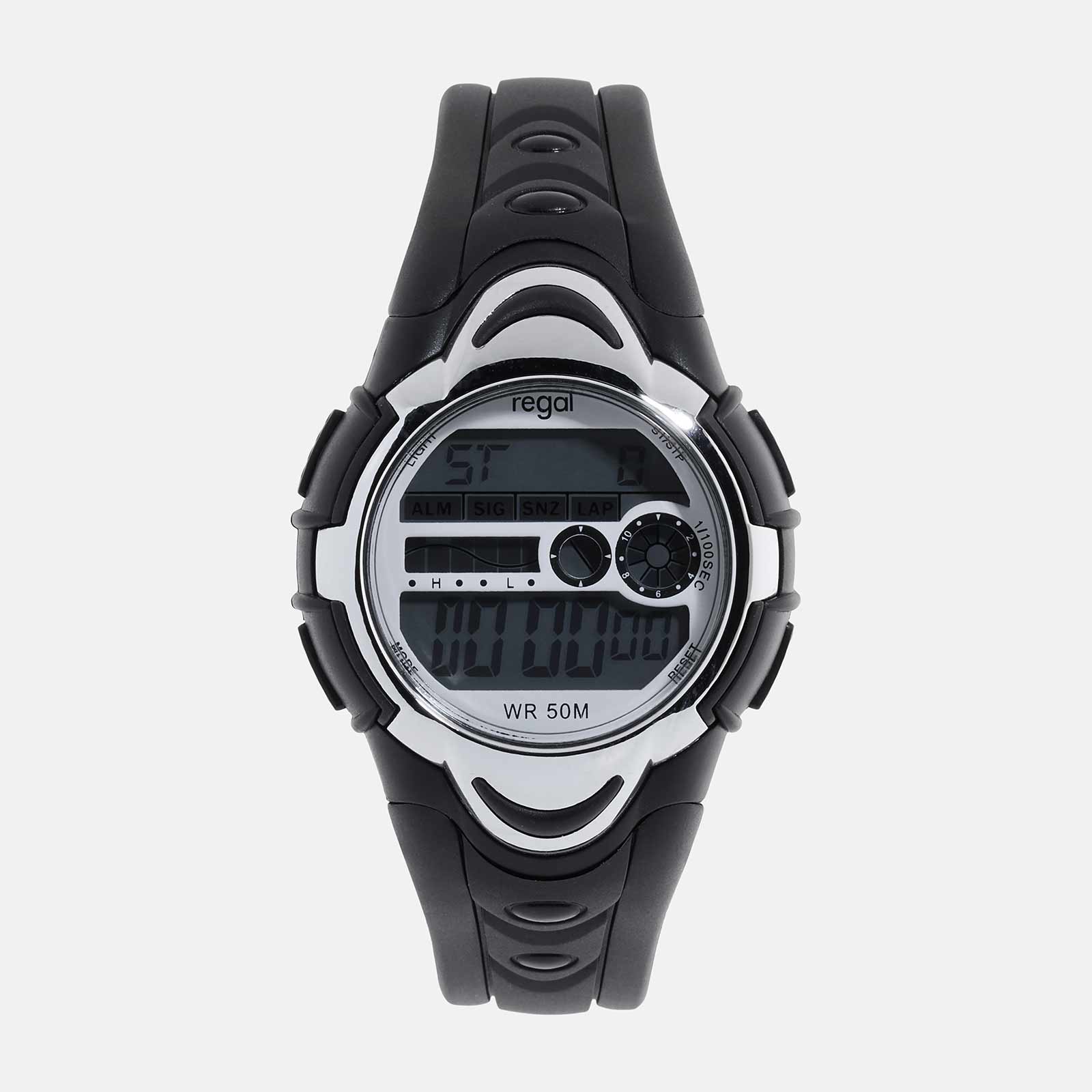 Regal Kids barnklocka - digital, svart, 33 mm