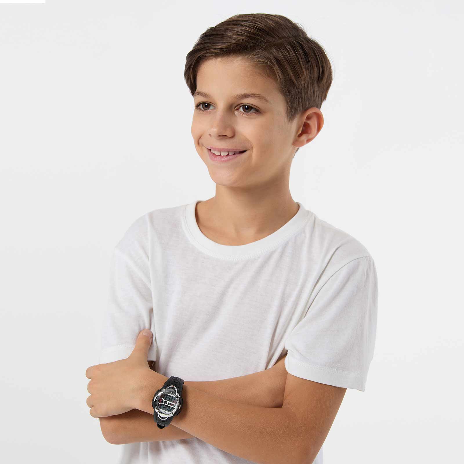 Regal Kids barnklocka - digital, svart, 33 mm