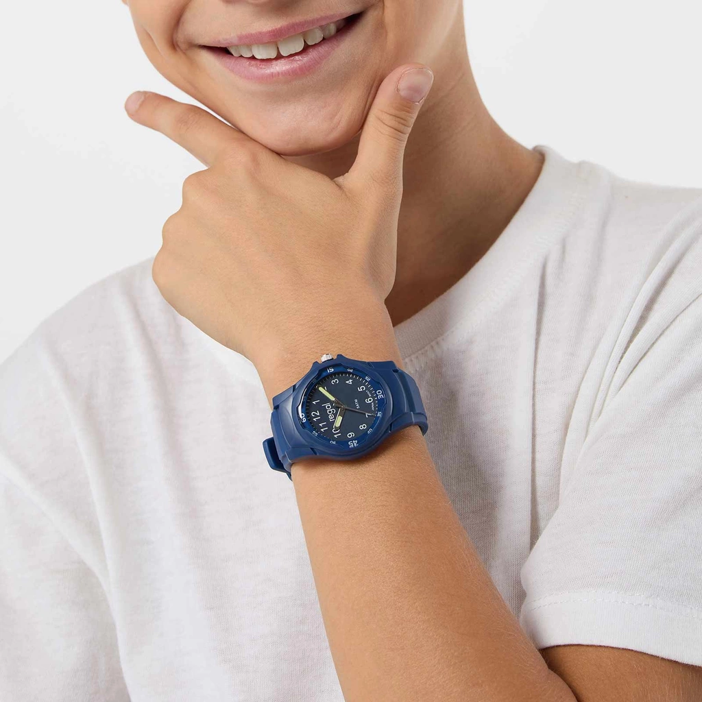 Regal Kids barnklocka - mörkblå plast, 35 mm