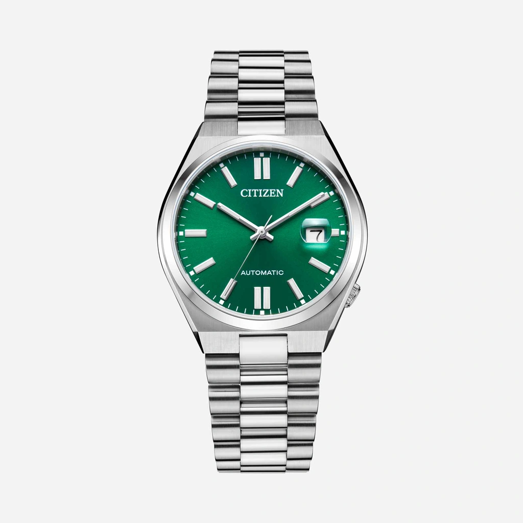Citizen Tsuyosa automatisk herr - stål/grön NJ0150-81X