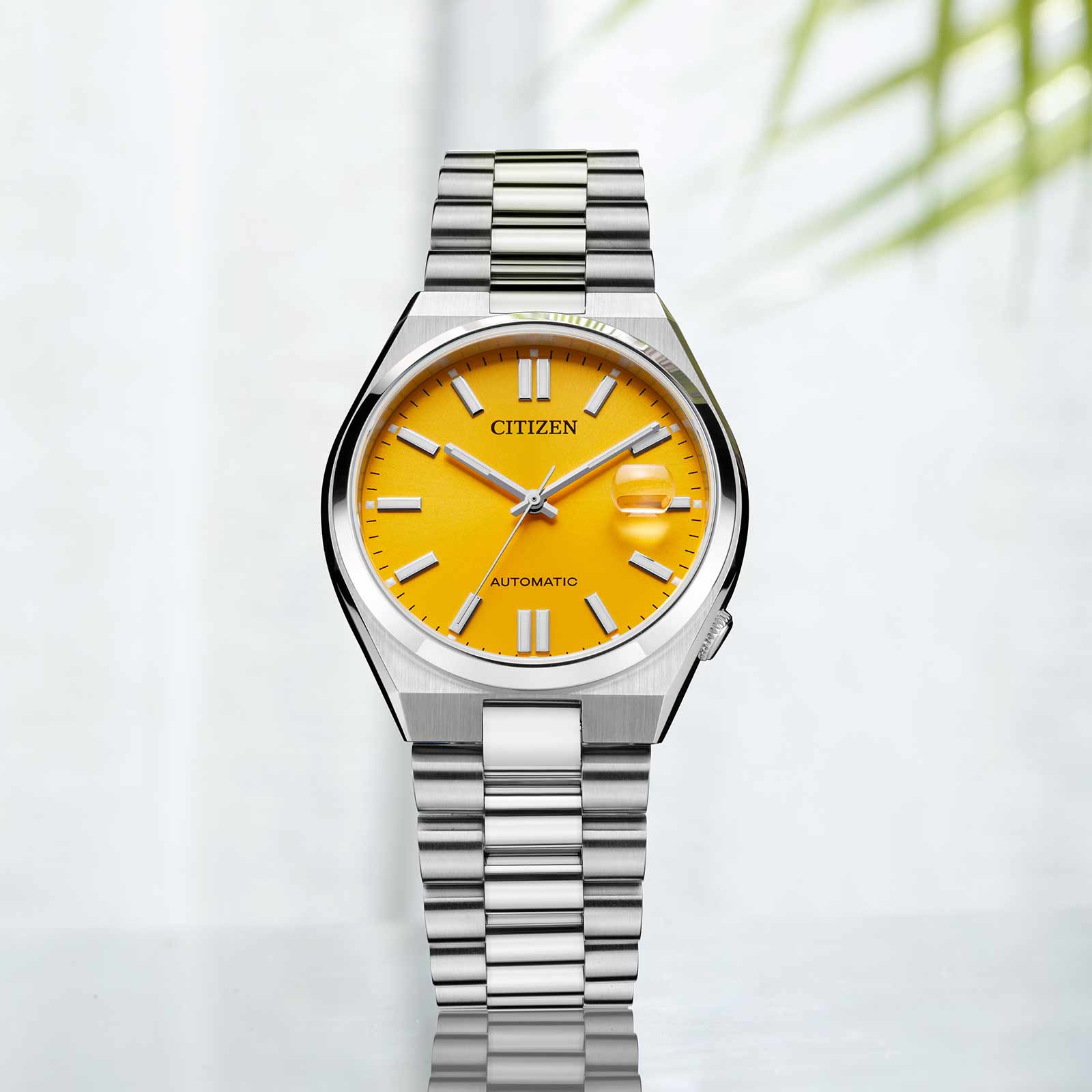 Citizen Tsuyosa automatisk herr - stål/gul NJ0150-81Z