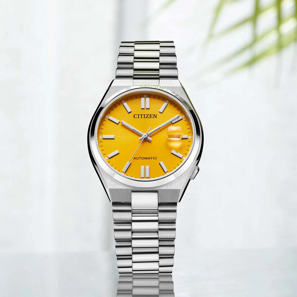 Citizen Tsuyosa automatisk herr - stål/gul NJ0150-81Z