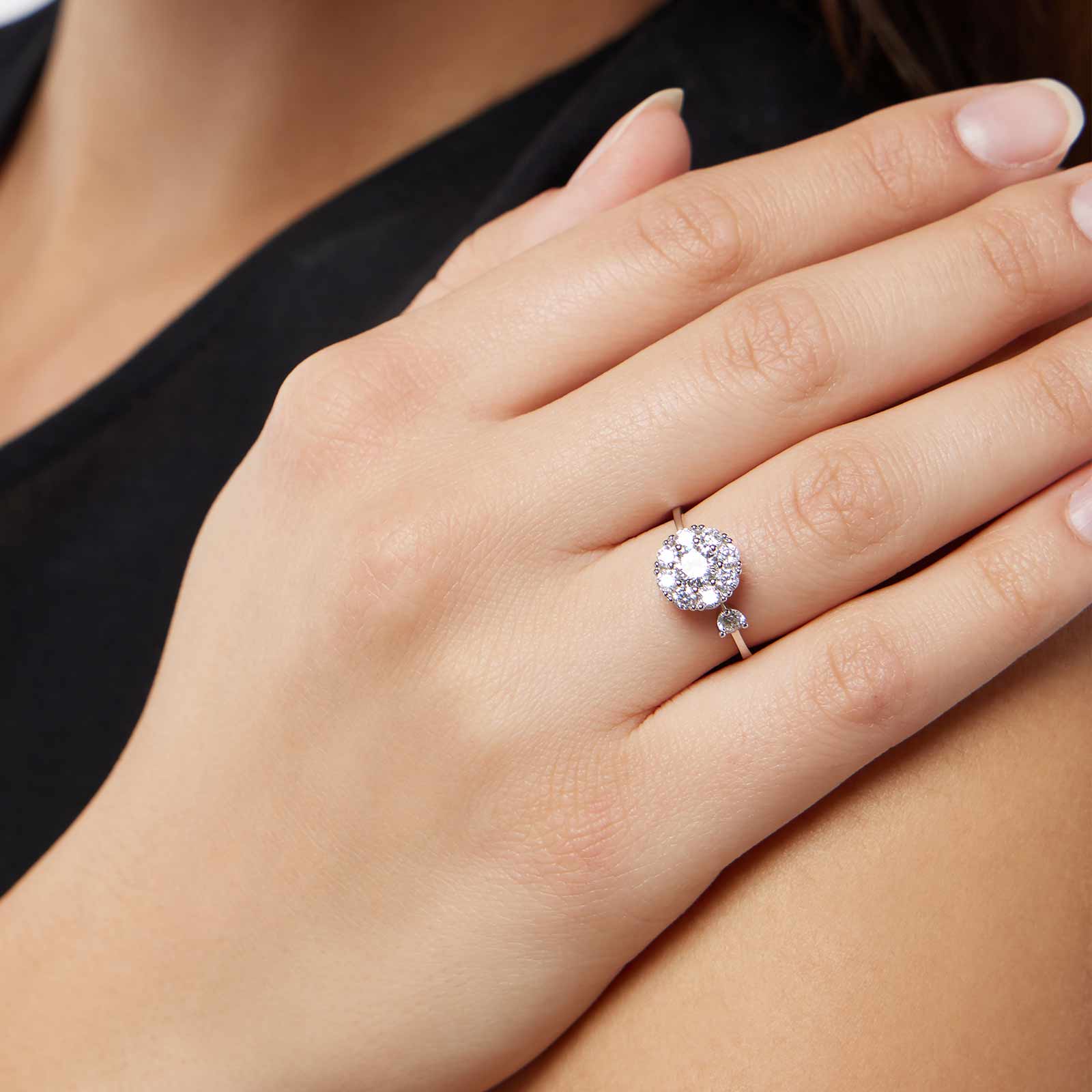 Stressring i äkta silver - One Size