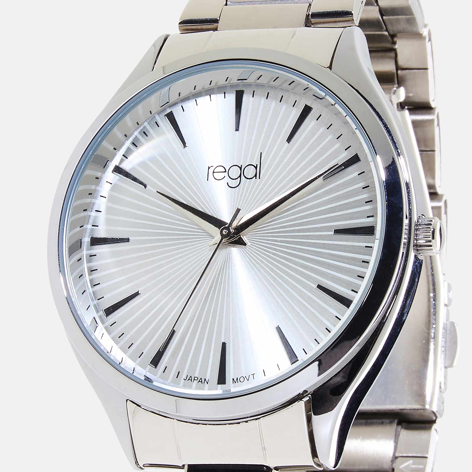 Regal herrklocka - silverton, metallband, 41mm