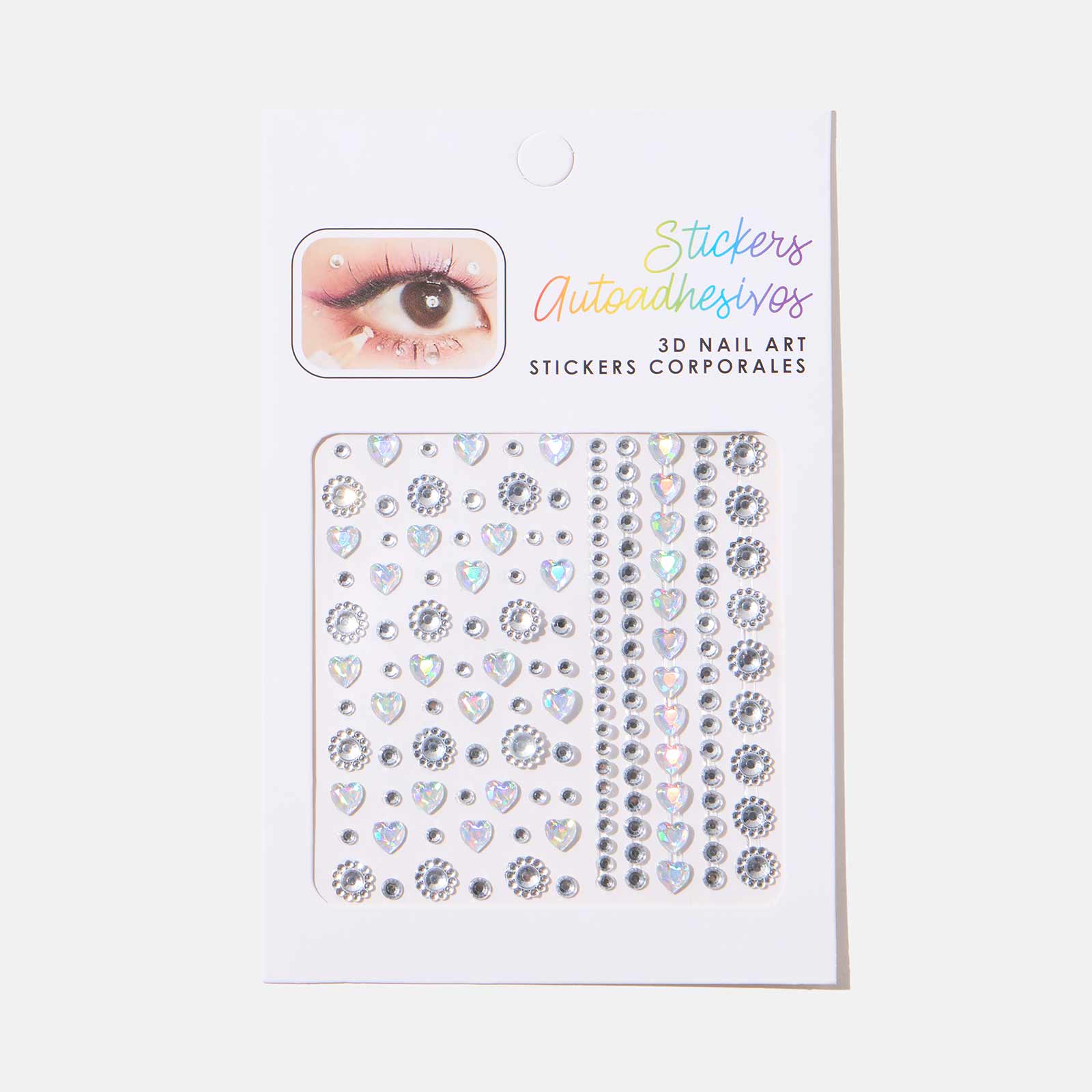 Nail and Face Jewelry - hjärtan
