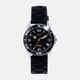 Regal barnklocka - svart/svart gummiband, 32mm
