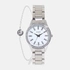 Regal klockset dam - metallband, silver/vit, 34mm