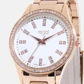 Regal klockset dam - metallband, rosegold/vit, 34mm