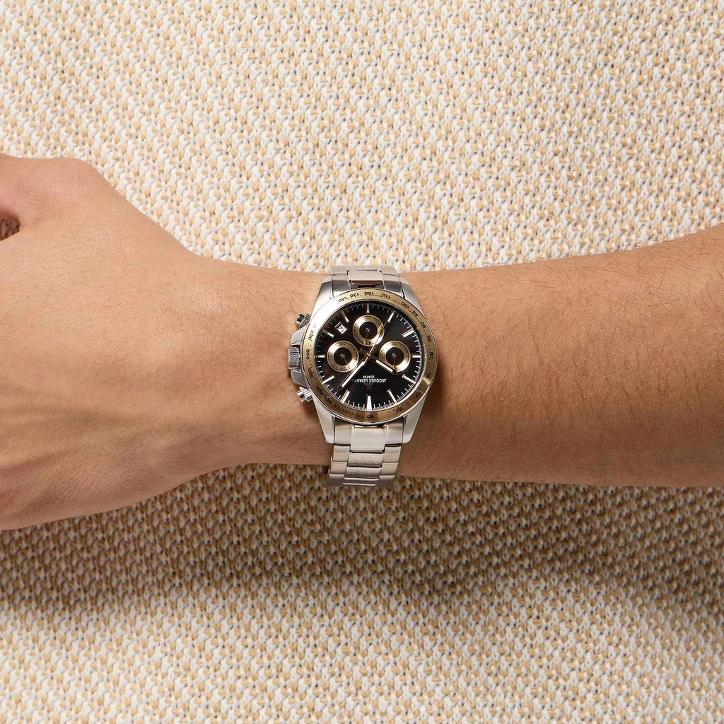 Jacques Lemans Liverpool - klockset herr, bicolor/svart, 41 mm